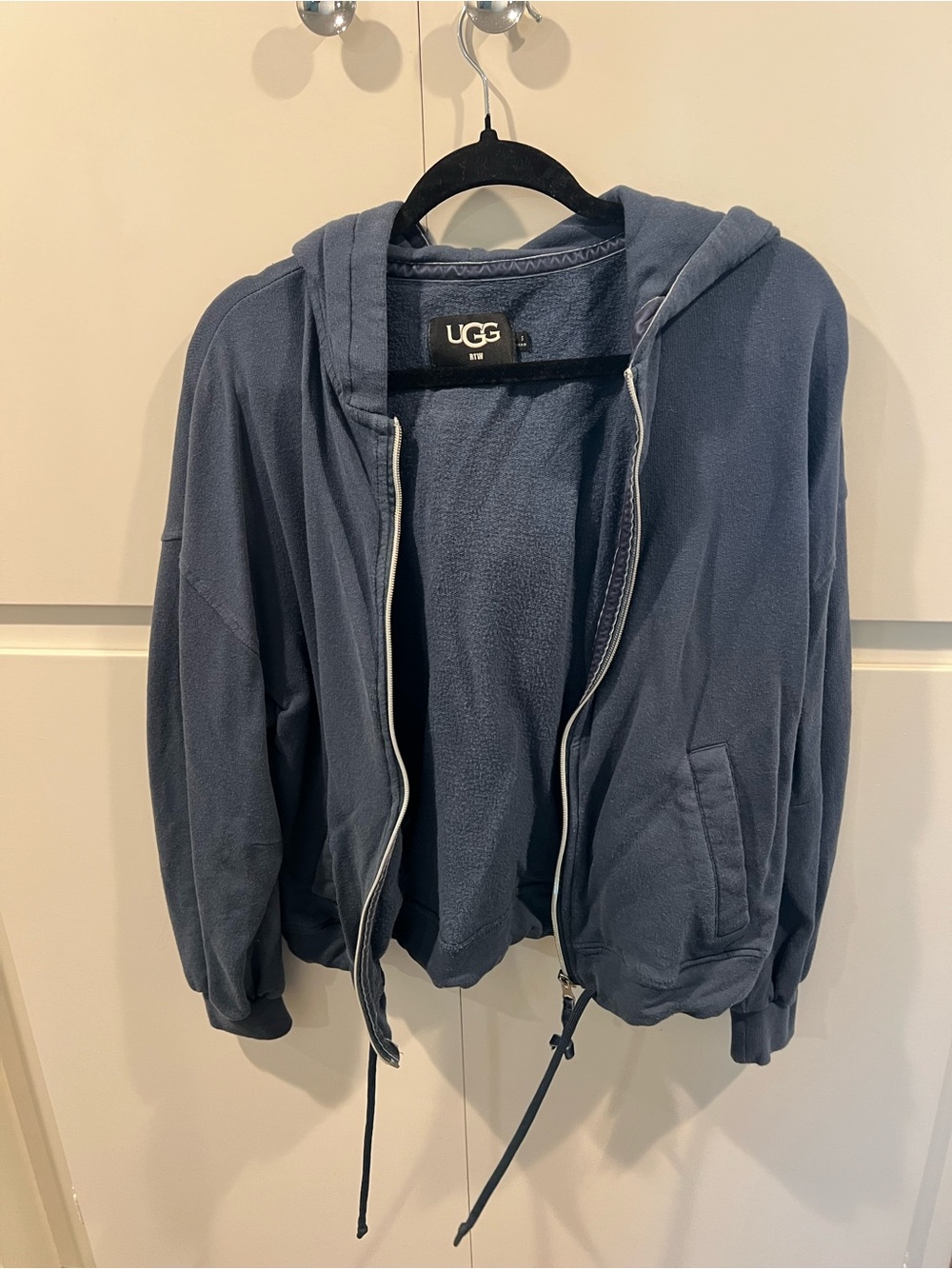 UGG Navy Blue Zip Hoodie Jacket
